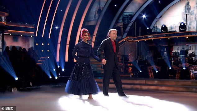 The comedian, 47, and the Aussie pro, 35, wowed viewers performing a waltz as they paid tribute to Liverpool