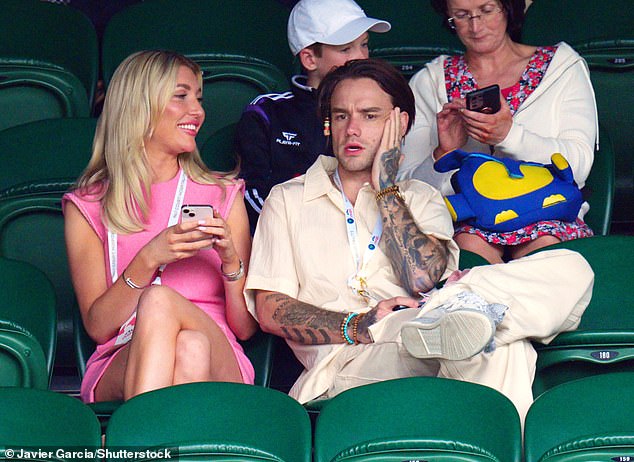 The pair were photographed together at Wimbledon last year