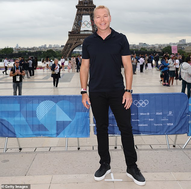 Hoy photographed himself in Paris in July this year, where he attended the Olympic opening ceremony