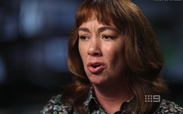 Adam Britton's ex-wife Erin broke her silence on an episode of 60 Minutes (pictured)