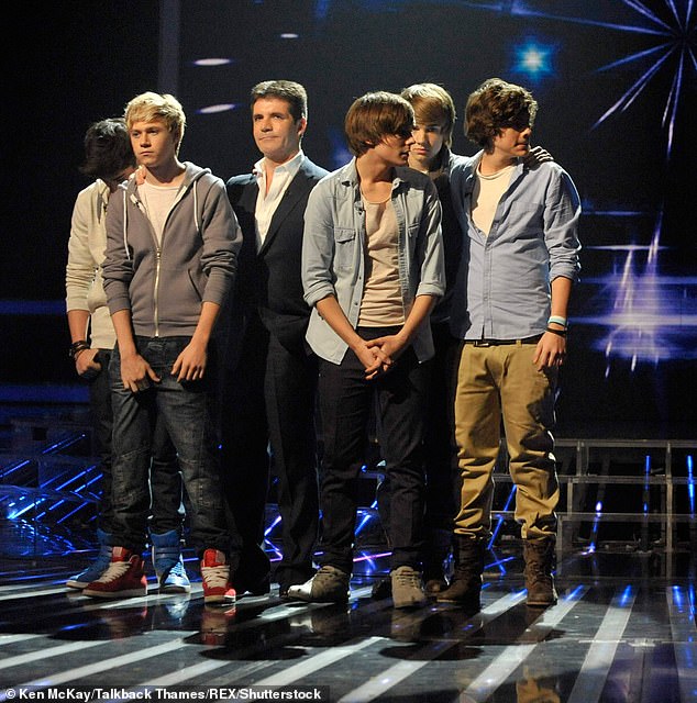 It comes after X Factor boss Simon Cowell faced a backlash over Liam's death, with contestant Katie Waissel declaring 'we all know the truth' and Rebecca Ferguson criticizing the 'exploitation and profiteering of young stars' (pictured with One Direction on The X Factor)