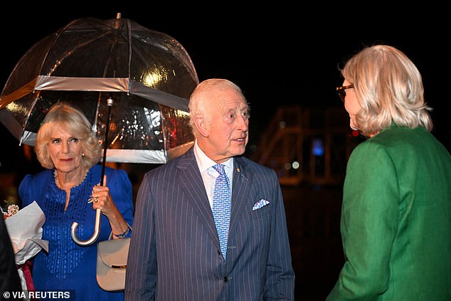 Welcome to Sydney: King Charles III and Queen Camilla greeted by Sam Mostyn, Governor-General of the Commonwealth of Australia