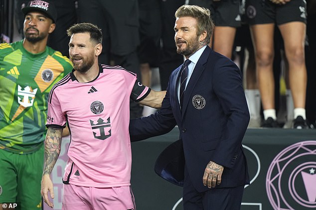 David Beckham paid tribute to the team as they set the MLS regular season points record