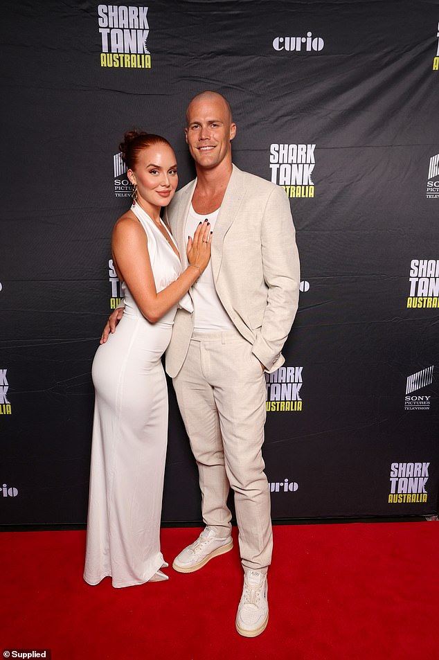 The red carpet saw more stars as model Jett Kenny and his influencer girlfriend Lily Brown arrived in style