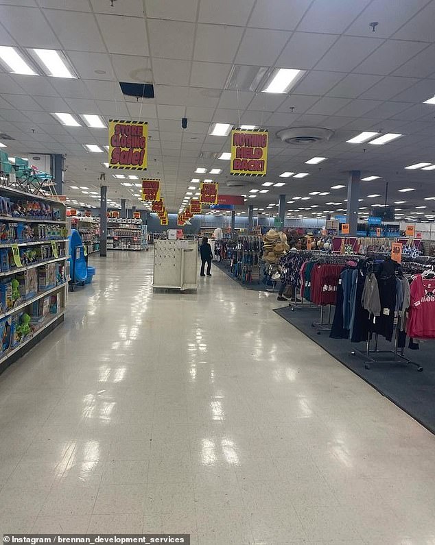 On Wednesday, the store on Long Island was almost completely empty. Stripped not only of stock, but also of shelving, and what was left was an empty space about the size of a football field