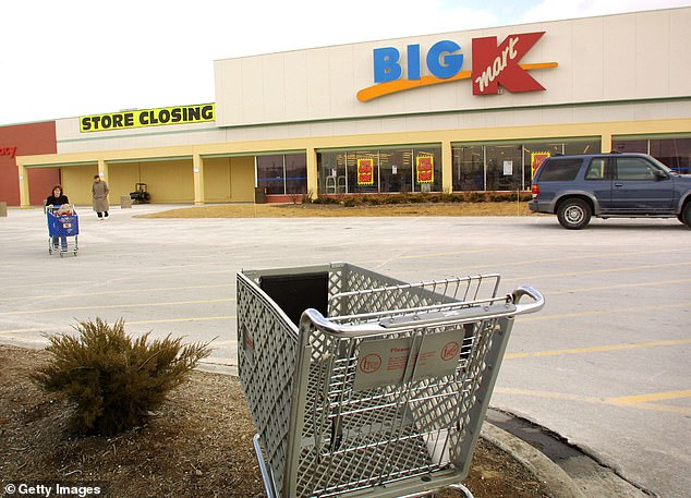 Jessica Cohan said, “I remember going shopping at Kmart with my dad. We used to buy everything here. But now, like everyone else, I do a lot of my shopping online. It's a lot more convenient'. (Image: A store in Southfield, Michigan, which closed in 2003.)