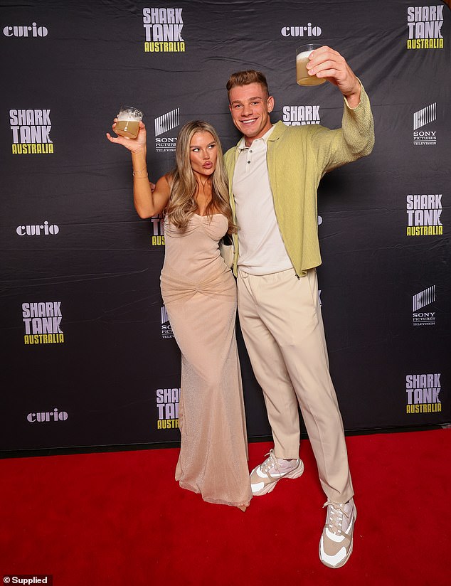 The I'm A Celebrity winner, who recently underwent a fox eyelift procedure in Turkey, joined a host of reality stars, including Callum Hole, at the Golden Age Cinema in Surry Hills