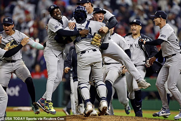 The New York Yankees take the mound as they advance to their first Fall Classic since 2009