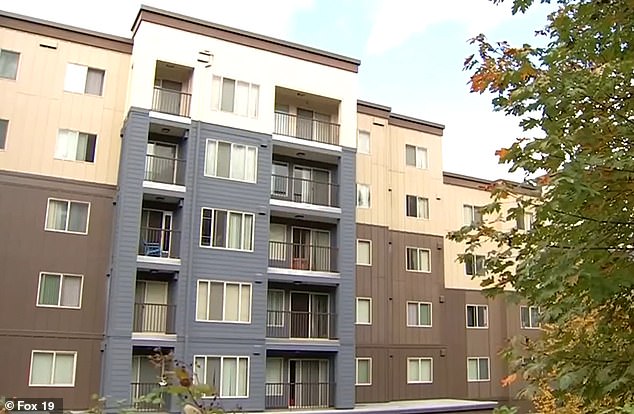 The accident occurred at this apartment building in Shoreline, Washington State