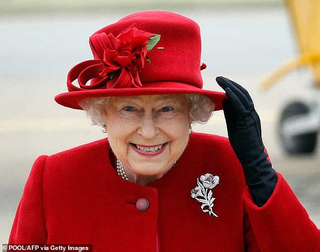 The Queen died in September 2022. Pictured: Elizabeth during a visit to RAF Valley in Anglesey in 2011