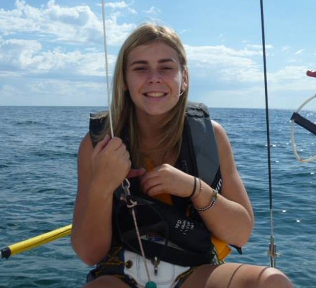 Never far from the water, Elly spent six weeks diving off the coast of Mozambique