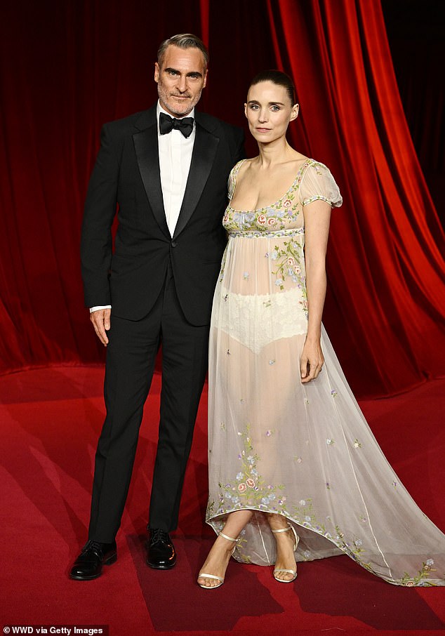 For the star-studded affair at the Academy Museum of Motion Pictures, Rooney joined her dashing husband Joaquin