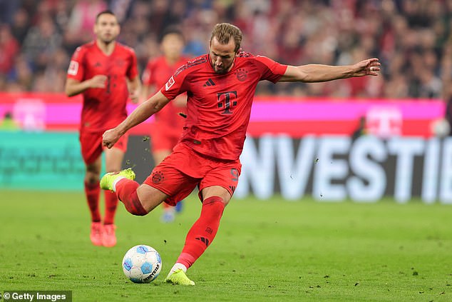 Kane has now scored six hat-tricks for the German giants since joining the Bundesliga last year