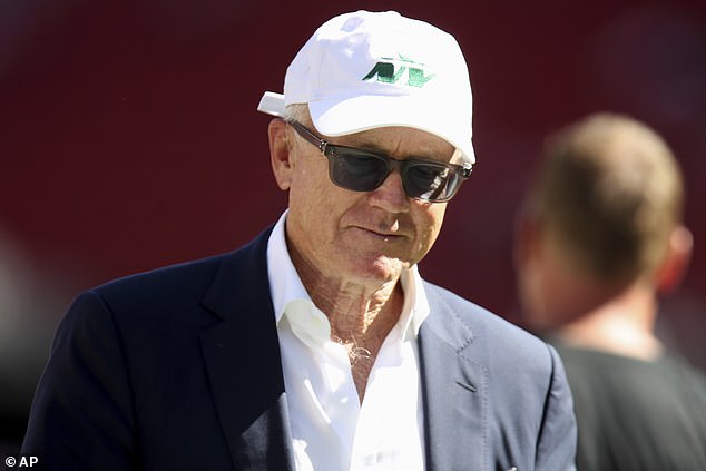 The franchise (pictured, owner Woody Johnson) reportedly gave Reddick a short stint