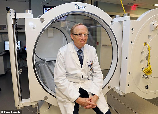 For Andrew's treatment, the family was able to see Dr. Paul Harch, a world-renowned expert in hyperbaric oxygen therapy for drowning children, but were told he would have to be taken by ambulance to the mainland to receive his services.