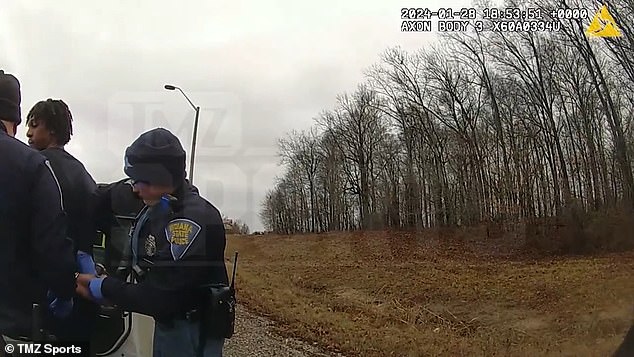 Indiana State Police spot Rajon Rondo in handcuffs about an hour's drive from his native Louisville