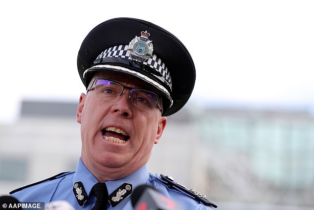 WA highway police commander Mike Bell (pictured) said he 