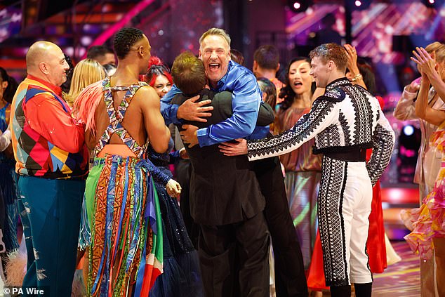 After both couples danced for the second time, the judges delivered their verdict when Craig Revel Horwood, Motsi Mabuse and Anton Du Beke opted to save JB and Amy.