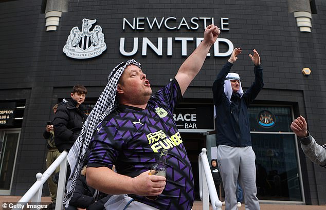 Newcastle fans are celebrating the sale of the club, which ultimately saw Mike Ashley leave