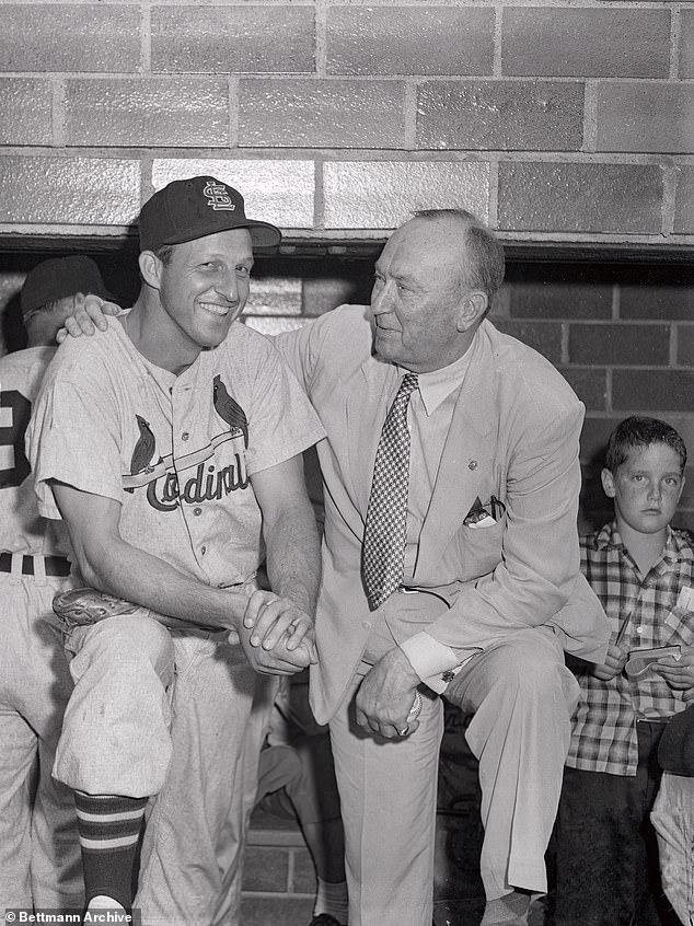 'Stan Musial? Oh I see [Rep.} Dan Meuser. Is Dan here? I thought he said Stan Musial – Stan the Man, remember?' Trump said during the town hall. Musial, the St. Louis Cardinals great, died in 2013 at 92