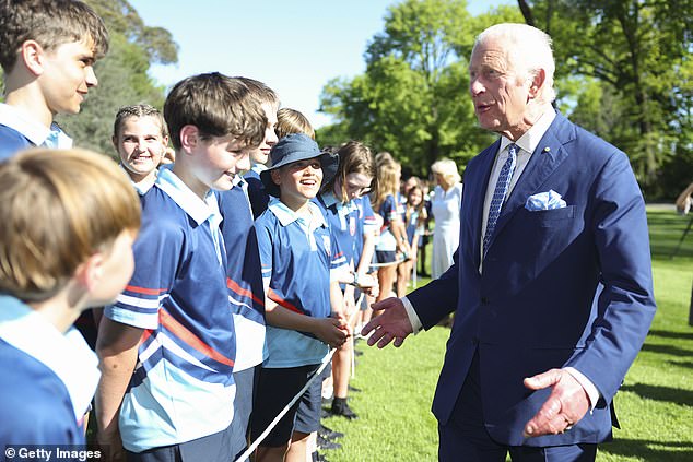 The monarch himself spent time at an Australian school during his youth, spending two terms at the acclaimed Timbertop school in 1966 - aged just 17