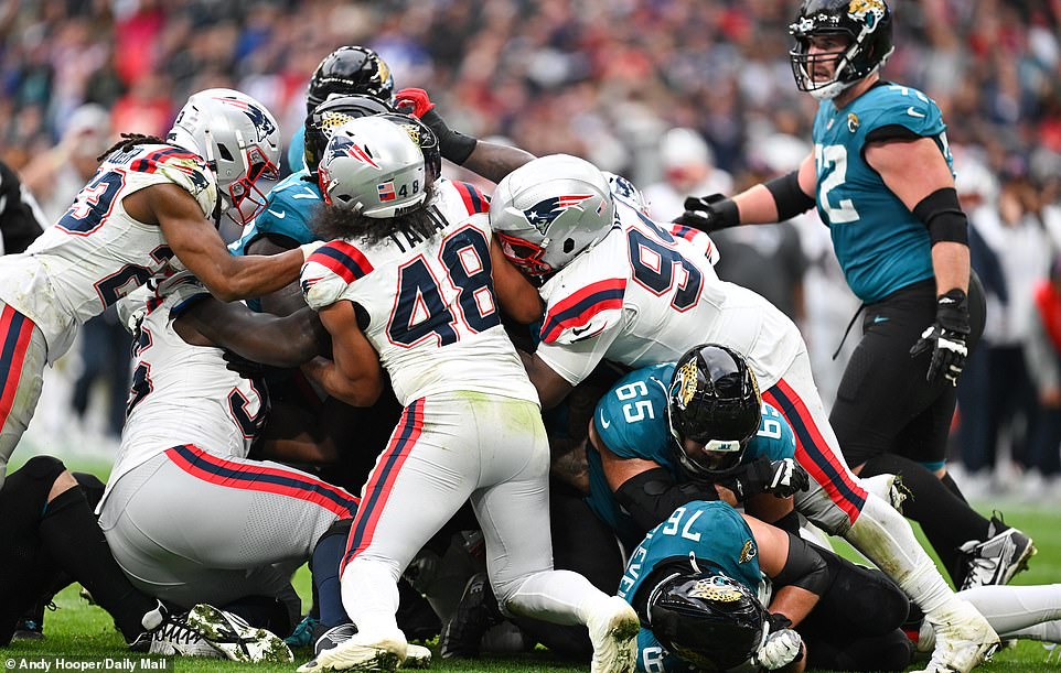 A record 86,651 raucous supporters were in Wembley to watch the Jacksonville Jaguars beat the New England Patriots