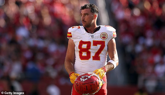 Kelce lost his cool in the last game against the Raiders, a loss on Christmas Day