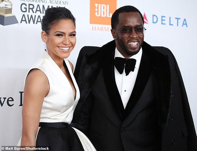 The first civil lawsuit against Diddy came from his ex-girlfriend and singer Cassandra Ventura (pictured in 2018 with Diddy) in November last year. Ms Ventura, who goes by Cassie, accused Diddy of violent abuse