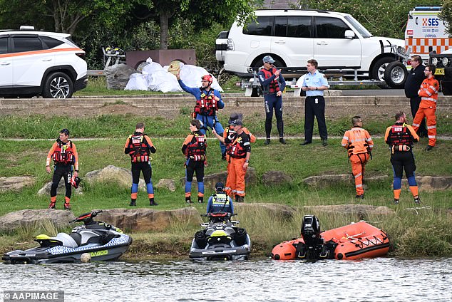 Emergency services rushed to the boat ramp at Shearer Park off Hollywood Drive, Lansvale, on the Georges River after the family drowned