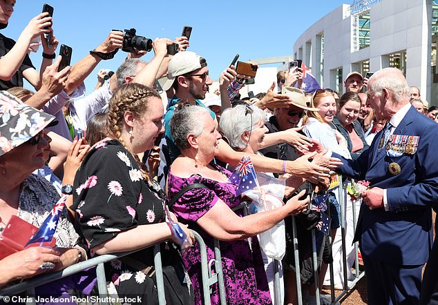 Australians have flocked to meet the royal couple