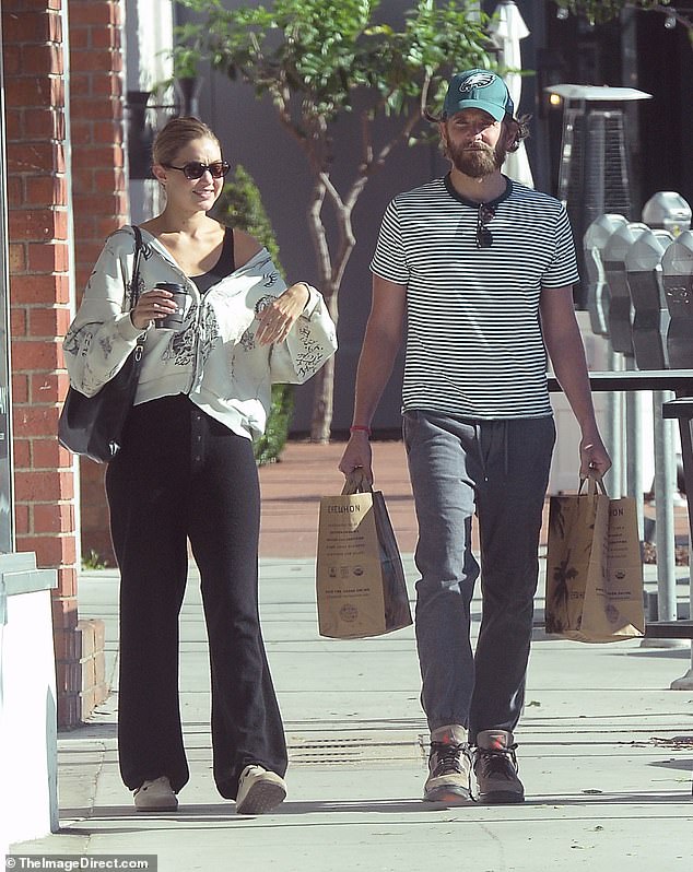 The couple went shopping at the popular health food store Erewhon in Venice