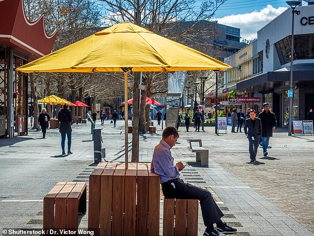 The Canberra Center shopping centre, above (stock image)