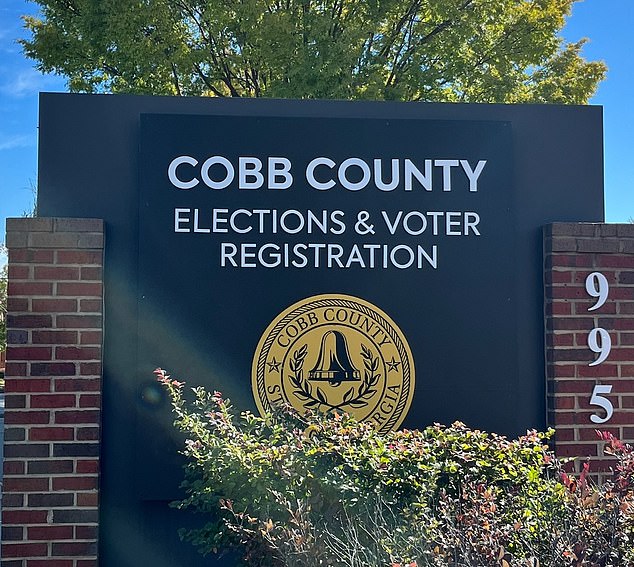 The Cobb County elections office saw a steady stream of voters looking to participate in early voting for the 2024 elections in the central Georgia suburb.