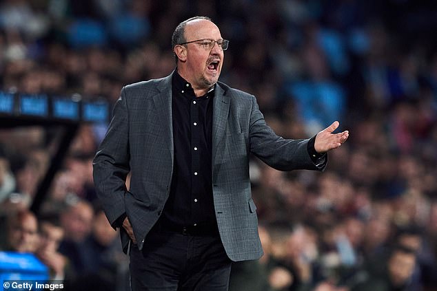 He revealed he had spoken to Liverpool manager Rafa Benitez (pictured) despite Liverpool being unable to pay the required fee