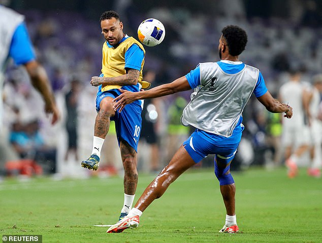 There was a lot of expectation in Saudi Arabia that the Brazilian would get fit again