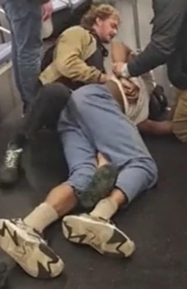 He was caught on video restraining Neely and placing him in a chokehold after witnesses said he began acting erratically on a crowded F train