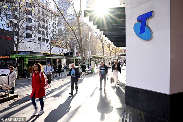 Telstra denied the advert breached community standards and guidelines. 'There is nothing to indicate the ability to experience and express sexual desires.'