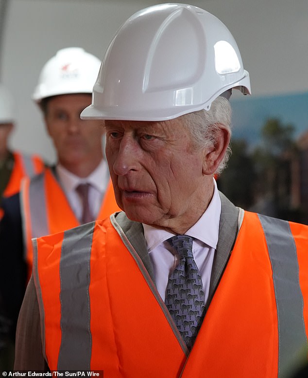 King Charles (pictured in Sydney on Tuesday), the first reigning British monarch to visit Australia in 13 years