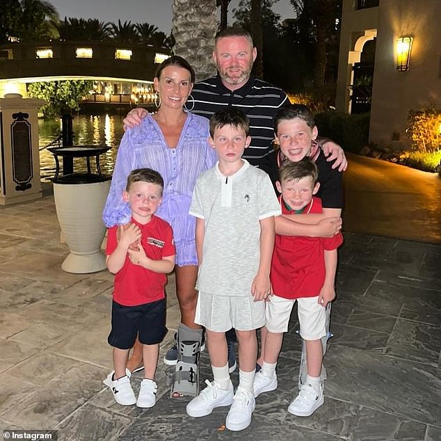 Currently, Wayne is spending a lot of time away from Coleen and their four sons due to his job in Devon