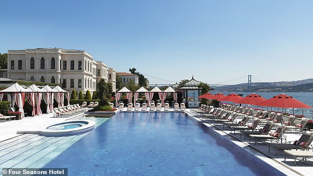 The hotel also features a luxurious, state-of-the-art outdoor swimming pool, which is heated