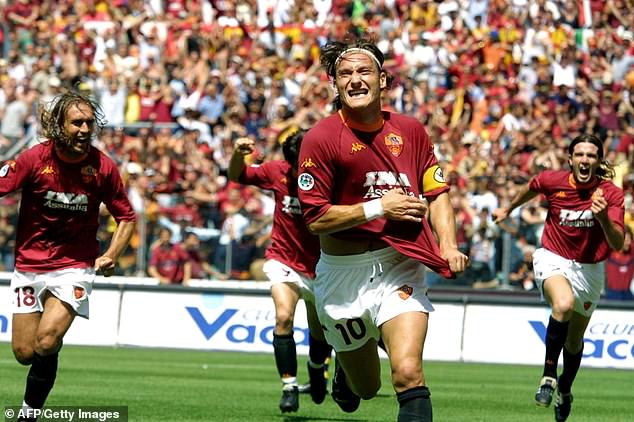 Luciano does not remember Totti leading Roma to victory in the 2000-2001 Serie A season