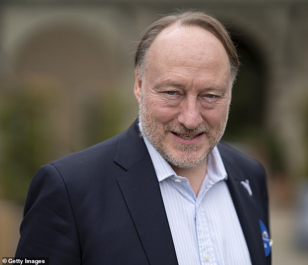 Andrew Roberts, historian and writer, poses during Cliveden Literary Festival 2021 at Cliveden House