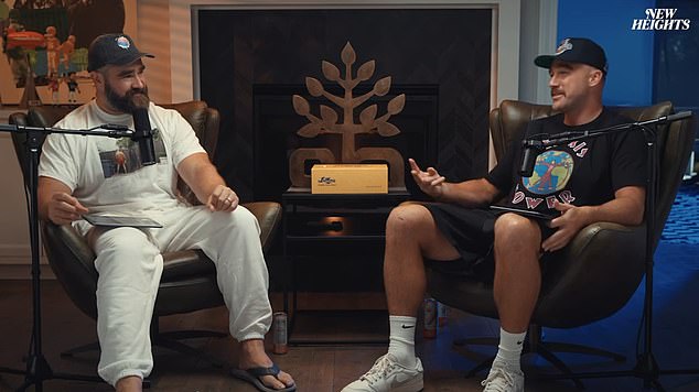 Travis and Jason Kelce weighed in on the NFLPA's attempt to keep reporters out of locker rooms on the latest episode of their New Heights podcast