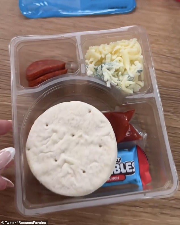 A photo of the mold Rosanna Pansino said she found in her Lunchly package