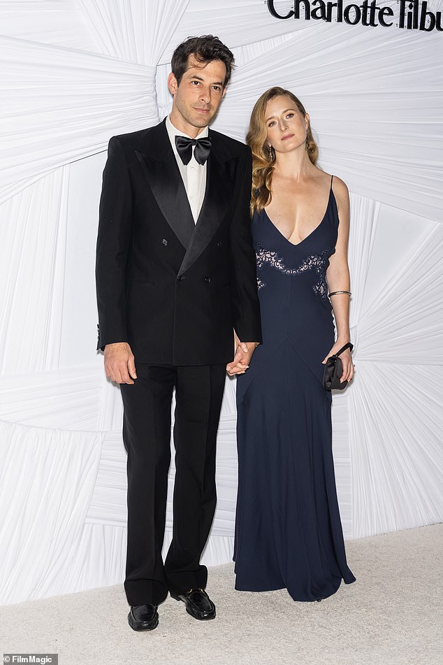 Sister Grace Gummer with husband Mark Ronson at the Clooney Foundation For Justice's The Albies at the New York Public Library on September 26, 2024 in New York City