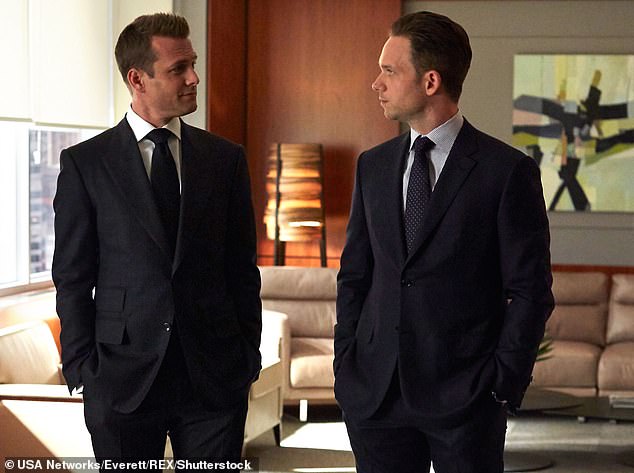 Patrick also starred in Suits alongside Gabriel Macht, who played the handsome lawyer Harvey Spector