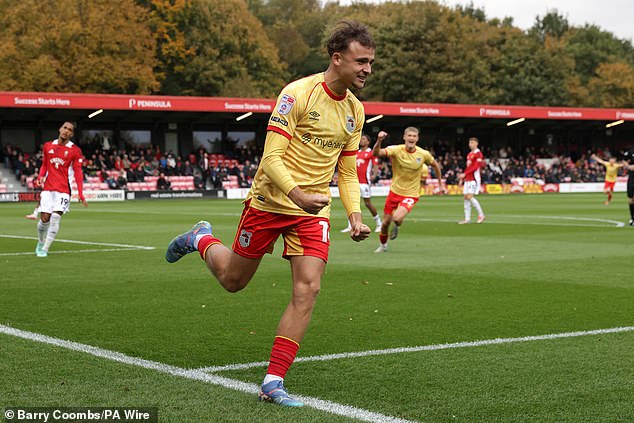 The Ammies suffered their fourth defeat of the season in October when they lost 2-1 to Grimsby Town