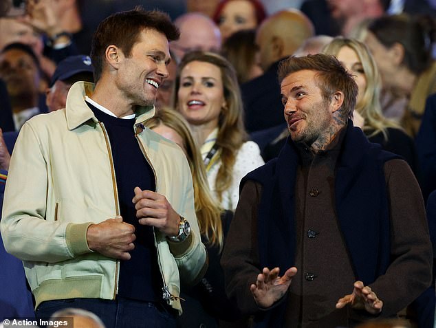 David Beckham was a surprise guest of Birmingham City owner Tom Brady at St Andrew's last month