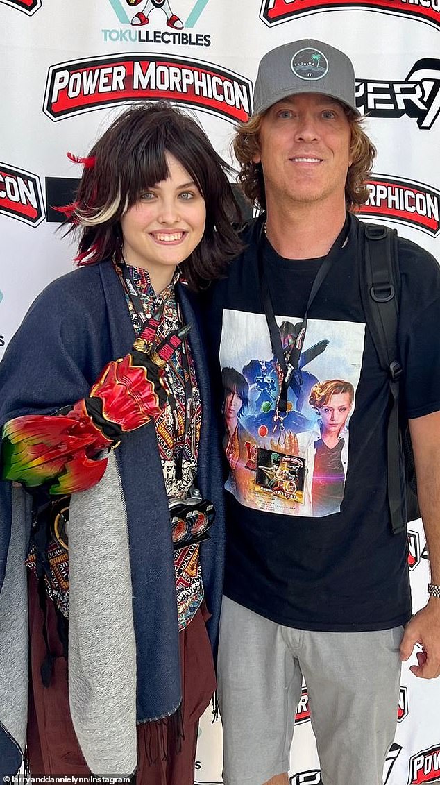 In August, the proud dad spent time with Dannielynn at the Official Power Morphicon Convention in Pasadena, California