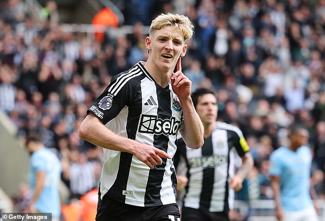 Gordon has become a fan favorite at Newcastle after joining the club in January 2023